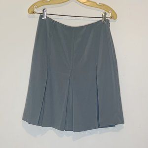 NWT Worth New York Gray Pleated A-Line Skirt 0